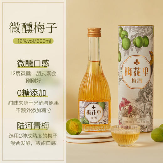 梅花里女士低度酒梅子酒柚子酒300ml 商品图4