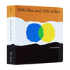 英文原版 小蓝和小黄 Little Blue and Little Yellow 颜色认知 Leo Lionni 李欧李奥尼 凯迪克奖 吴敏兰书单 儿童英语图画纸板书 商品缩略图0