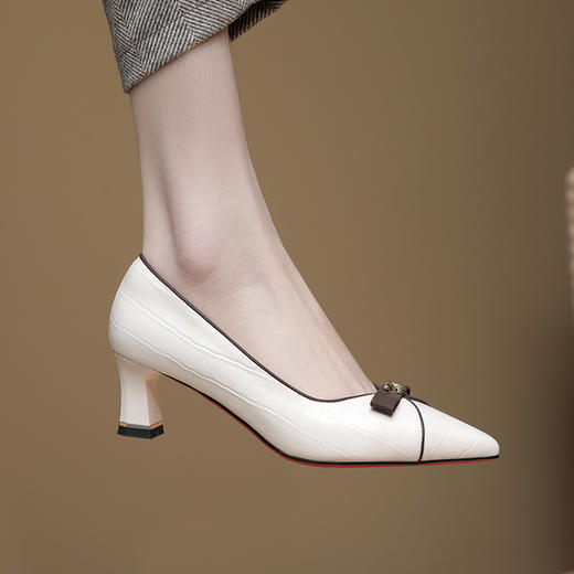 柔软舒适，真皮尖头百搭小皮鞋GLS518 商品图7