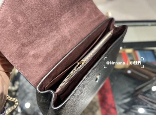超经典Bug价！Coach Tammie C扣黑色牛皮单肩包链条包 商品图3