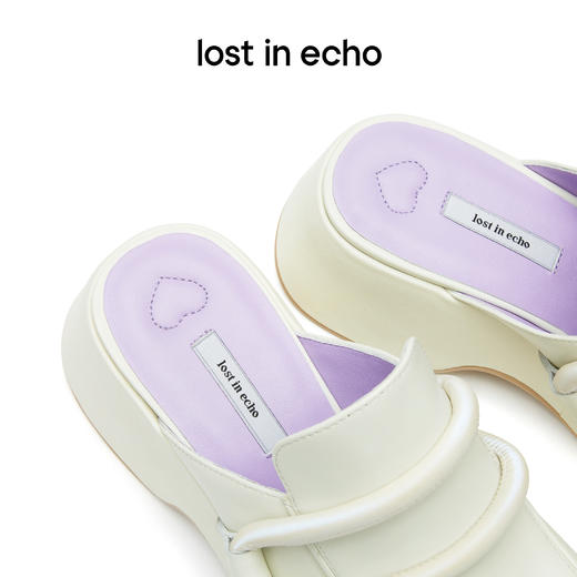[断码]lost in echo 原创设计师品牌 厚底真皮牛皮乐福穆勒鞋 社群 商品图4