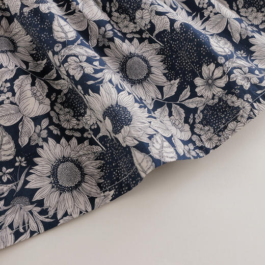 【马克珍妮 芦芙】春装新款 太阳花泡泡袖纯棉连衣裙230210 商品图5