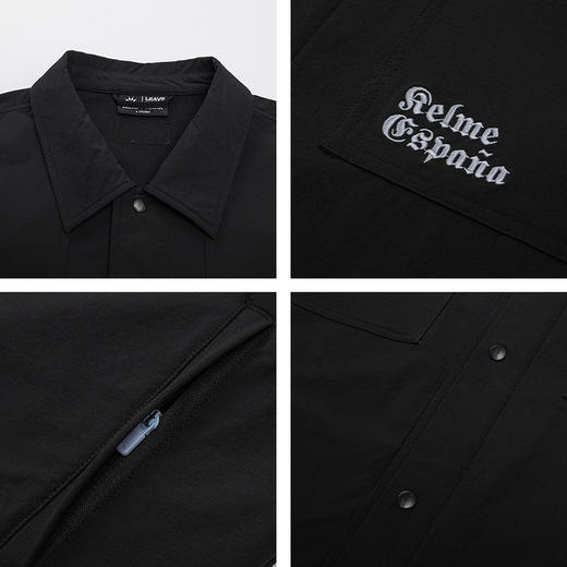 KELME卡尔美漫步马德里系列翻领梭织外套男春季薄休闲开衫日系夹克上衣 商品图4