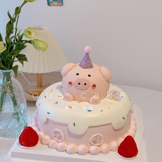 粉色立体小猪猪蛋糕-低糖处理无添加 商品图8