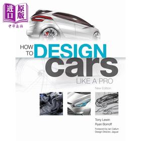 预售 【中商原版】How to Design Cars Like a Pro 进口艺术 如何设计汽车