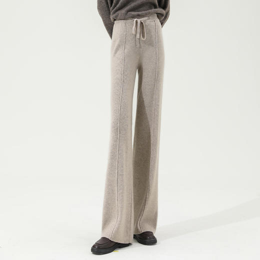 软糯亲肤羊毛衬衣开衫 阔腿裤文艺马甲羊绒帽 商品图4