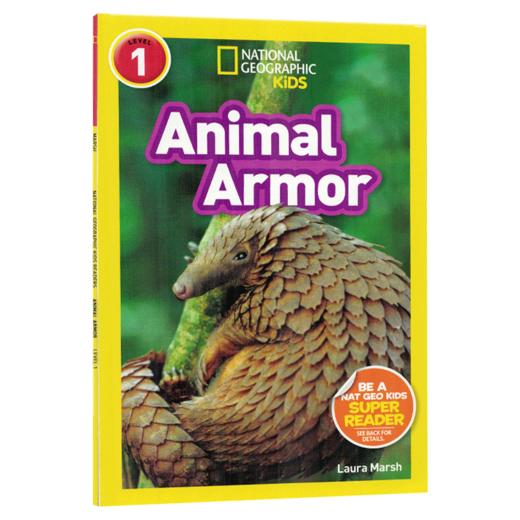 英文原版 National Geographic Kids Readers L1 Animal Armor 美国国家地理读物 动物的盔甲 英文版 进口英语原版书籍 商品图0
