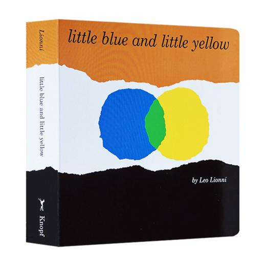 英文原版 小蓝和小黄 Little Blue and Little Yellow 颜色认知 Leo Lionni 李欧李奥尼 凯迪克奖 吴敏兰书单 儿童英语图画纸板书 商品图3
