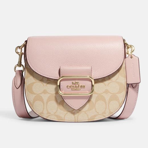 新款叠加折扣！Coach粉拼马鞍包小猪包只要￥1540直邮到手 商品图0