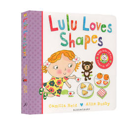 英文原版绘本 Lulu Loves Shapes 露露爱形状 幼儿启蒙入门图画书 纸板翻翻书 露露系列 幼儿生活好习惯认知培养