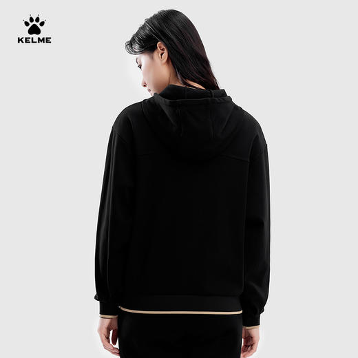 KELME卡尔美连帽针织外套女春季运动开衫卫衣运动夹克服 商品图3