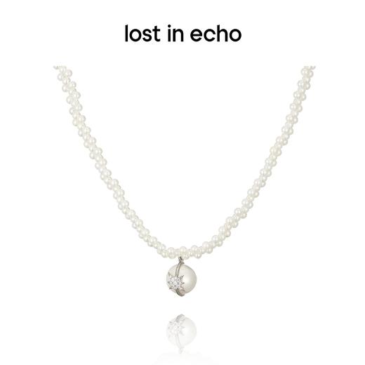 lost in echo x 摘星阁系列 设计师品牌  蝴蝶结编珠行星坠饰choker 商品图0