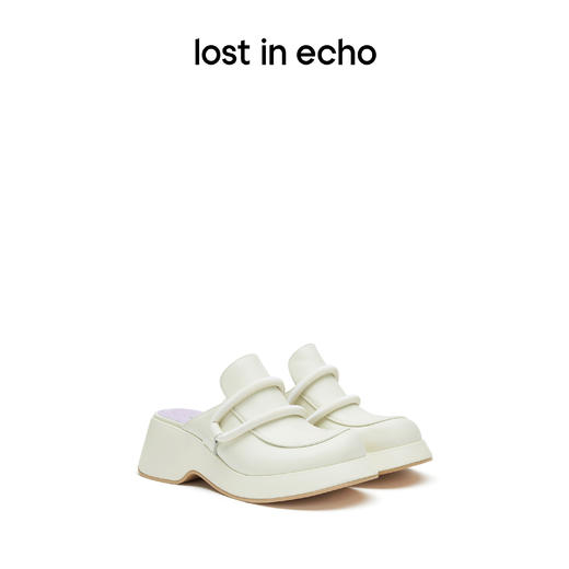 [断码]lost in echo 原创设计师品牌 厚底真皮牛皮乐福穆勒鞋 社群 商品图0
