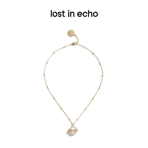 lost in echo 设计师品牌 原创设计师品牌 异型珠链双层彩色巴洛克珍珠项链 商品图1
