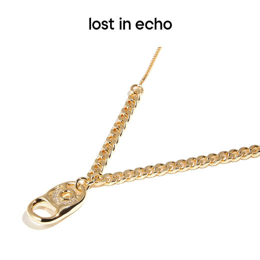 lost in echo 原创设计师品牌  简约拼接易拉罐拉环项链 商品图4