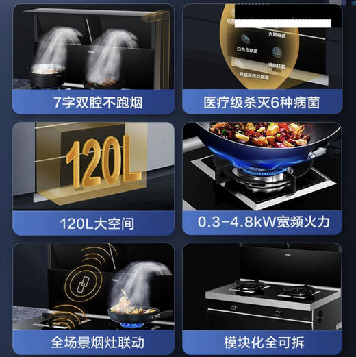 海尔（Haier）集成灶JJZT-90EG-Q3X(12T) 商品图1