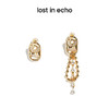lost in echo 原创设计师 不对称易拉罐拉环链条耳环 商品缩略图3