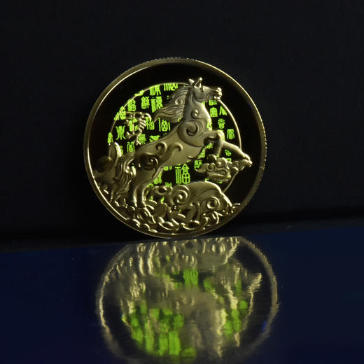 十二生肖炫彩荧光纪念章大全套 商品图9