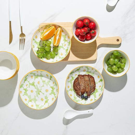 喵梦 爱丽丝仙境16件套餐具组合碗碟套装 商品图2
