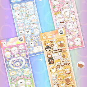 Ricemi小柴团原创小店主题造景贴纸
