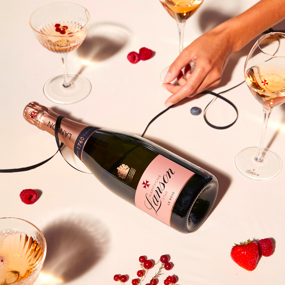 Lanson Le Rose Label Brut 兰颂桃红天然型香槟起泡葡萄酒