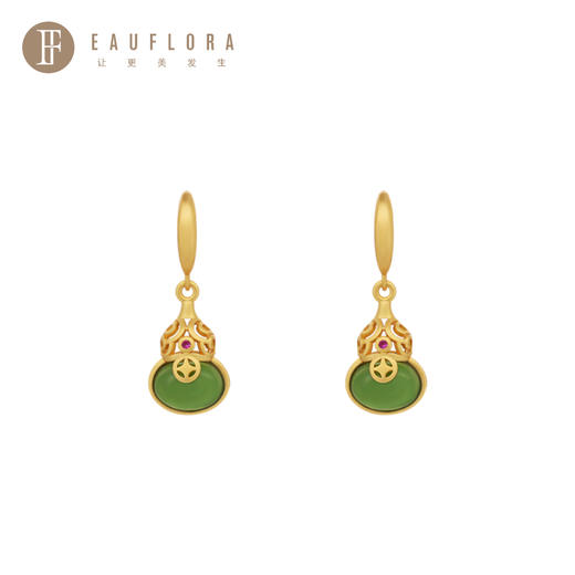 『 吉祥福禄 』金镶玉925银套系 商品图8