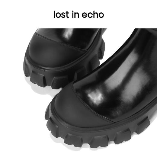 lost in echo 设计师原创 新款 趣味鞋头超轻厚底切尔西靴烟筒靴马丁靴 商品图4