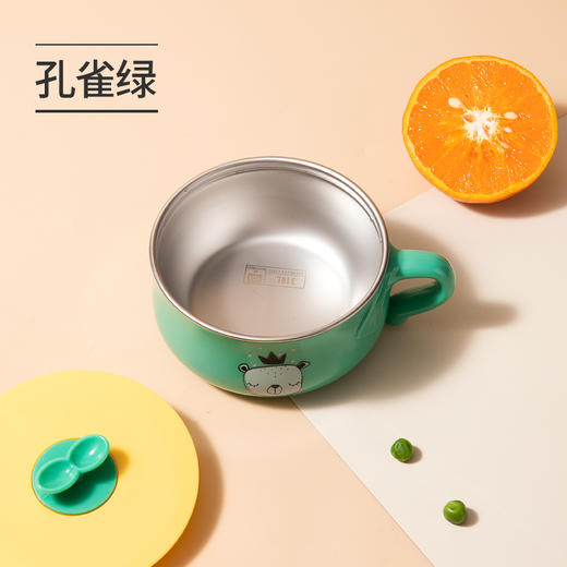 宝斯迈草莓不锈钢辅食碗(颜色随机发货) 商品图5