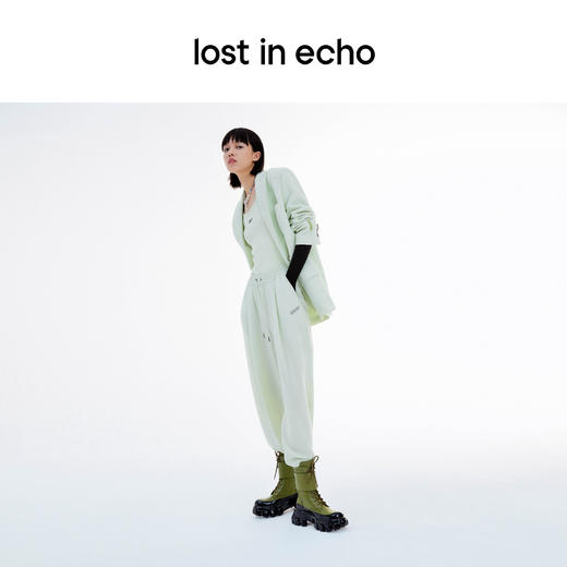 lost in echo 原创设计师品牌  泡胶彩色底超轻厚底马丁靴皮靴 商品图2