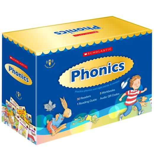 【36册盒装】学乐自然拼读教材练习册 Scholastic phonics kids 全套12345级别 英文原版绘本 幼少儿小学英语自然拼读phonics 商品图3