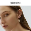 lost in echo 天然马蹄螺贝壳锆石法式珍珠耳环 商品缩略图2
