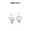 lost in echo 情人节限定 古怪之心系列 初识荆棘 心形耳环项链 商品缩略图0