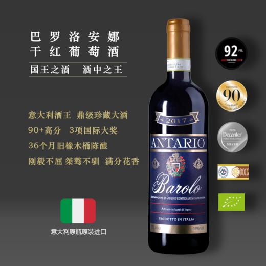 【酒王+JS92分+金奖】巴罗洛安娜干红葡萄酒DOCG2017|陈酿36个月 商品图0