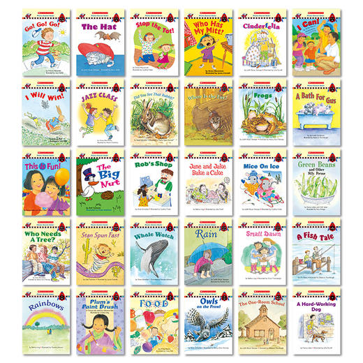 【36册盒装】学乐自然拼读教材练习册 Scholastic phonics kids 全套12345级别 英文原版绘本 幼少儿小学英语自然拼读phonics 商品图1