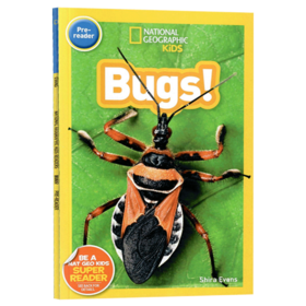 英文原版 National Geographic Kids Readers Pre-reader Bugs 昆虫 英文版 进口英语原版书籍
