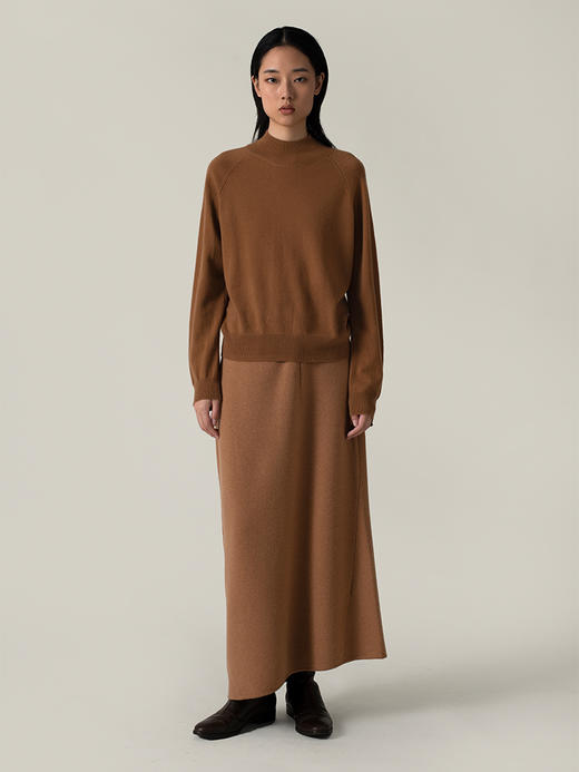 322工房羊绒新触觉纯羊绒半高领套头衫2022秋冬款加厚针织衫A959 商品图1