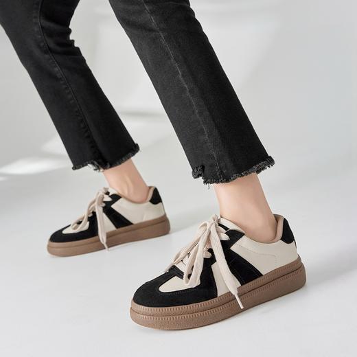 ZHR德训鞋女2023新款春季季百搭爆款运动休闲鞋厚底华夫女鞋 商品图2