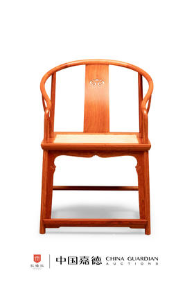 红桥红  家具严选  缅甸花梨（大果紫檀）【藤面 如意壸门垂手圈椅】
