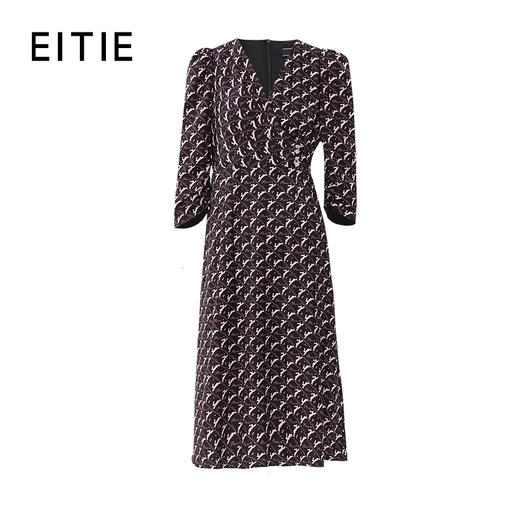 EITIE爱特爱春季新款时尚印花连衣裙7307013 商品图5