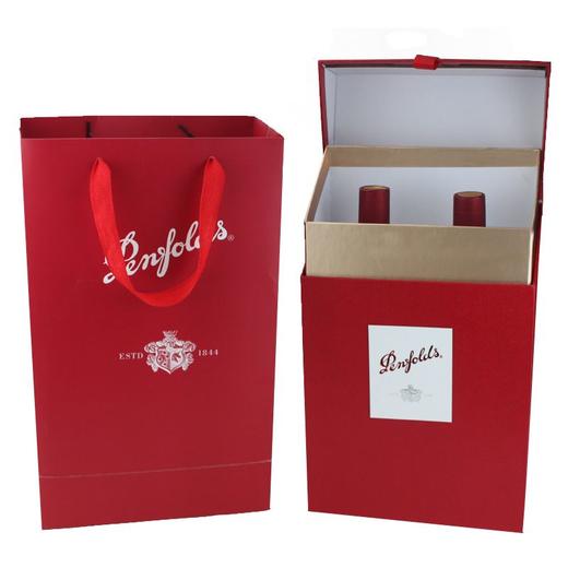 奔富BIN128干红葡萄酒 双支礼盒1500ml/盒  奔富通用礼盒装 商品图1