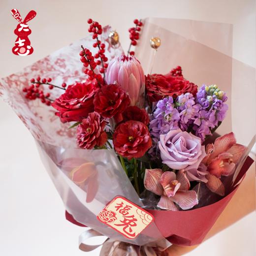 2023「玉兔呈祥」开运花礼 商品图0