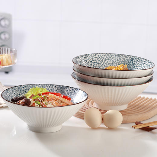 喵梦 山田4个8英寸斗笠碗 商品图3