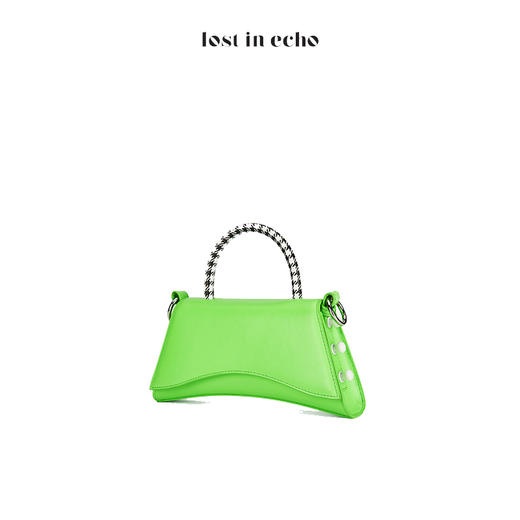 lost in echo 设计师 小号巴雷特奶嘴钉装饰挎包 荧光绿 商品图1