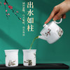 成艺陶瓷白瓷大小一壶2杯单壶带球形过滤功夫茶具家用泡茶壶 商品缩略图2