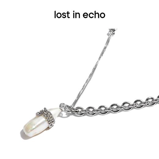 lost in echo 原创设计师品牌 异形琵琶珠拼接链条项链 商品图2