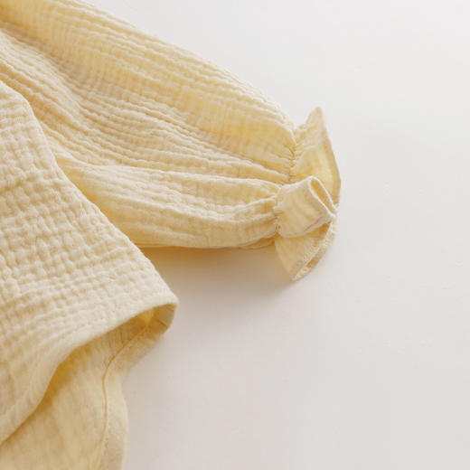 【马克珍妮 芦芙】春装新款 女童全棉花边小立领衬衫230109 商品图5