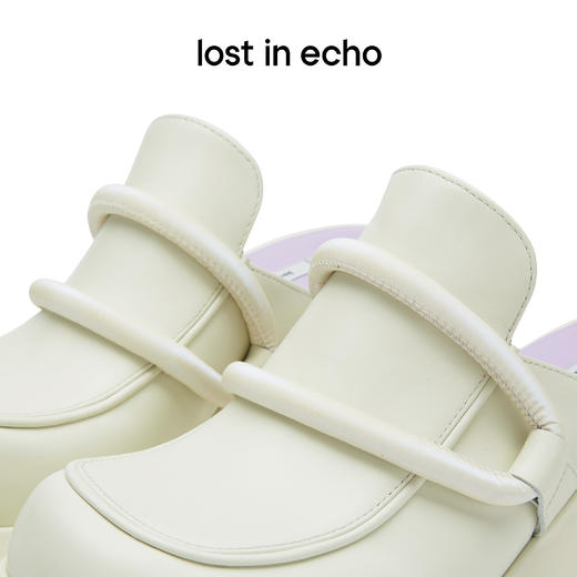 [断码]lost in echo 原创设计师品牌 厚底真皮牛皮乐福穆勒鞋 社群 商品图3