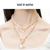 lost in echo 设计师品牌 爱无畏系列cupid丘比特珍珠双层叠戴项链 商品缩略图2