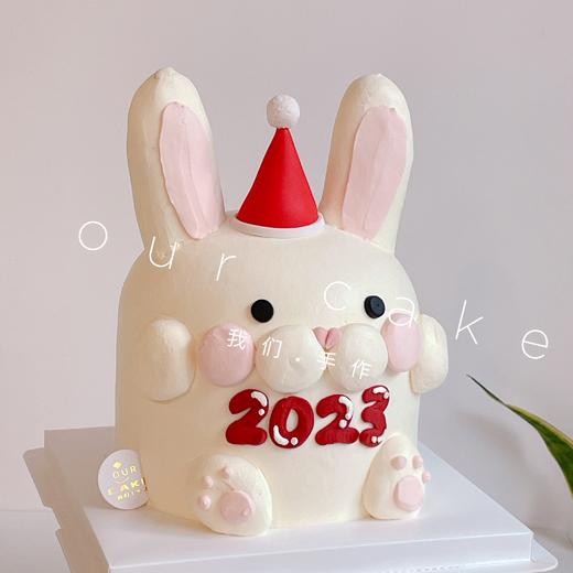 2023兔兔立体蛋糕（加高款当天下午3点后才能配送）-低糖处理无添加 商品图0