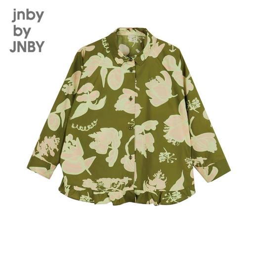 JNBY   23年春款  印花长袖衬衣  1N2214260 商品图2